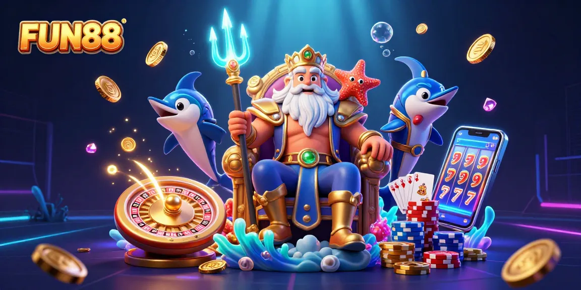 Experience exhilarating gaming adventures at FUN88 with Neptune and dynamic casino elements.