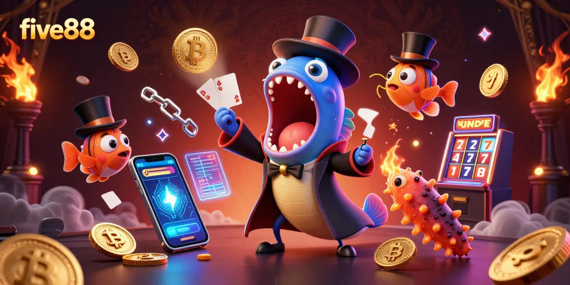 Spin the reels with five88's enchanting casino elements and vibrant 3D characters!
