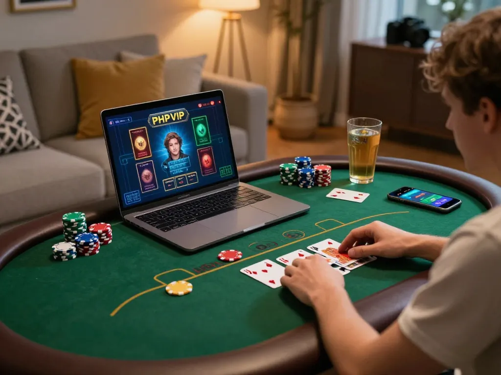 Play live dealer games securely at PHPVIP in a cozy home setup with a warm atmosphere.