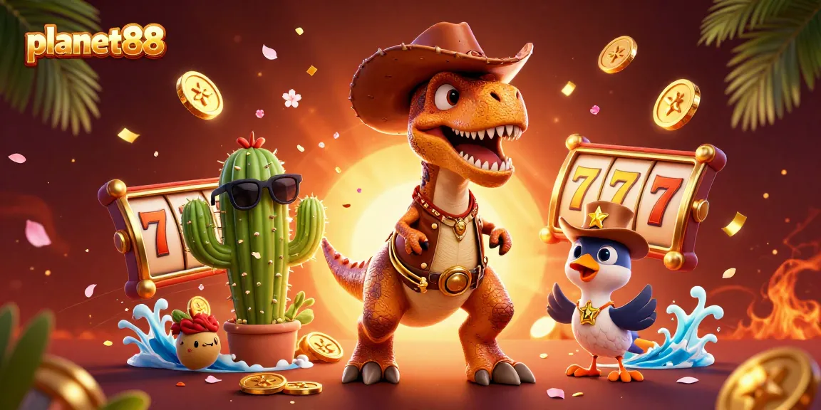 Experience thrilling wins at planet88 with dynamic slot games, featuring cartoon characters in action!