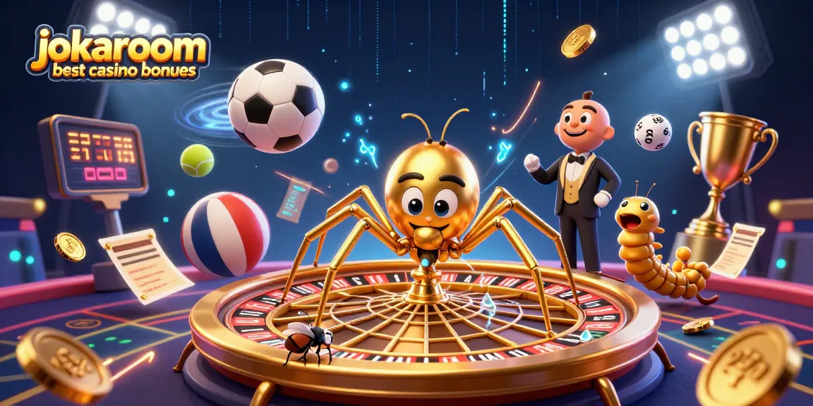 Experience the thrill with jokaroom best casino bonuses featuring a dynamic casino scene.