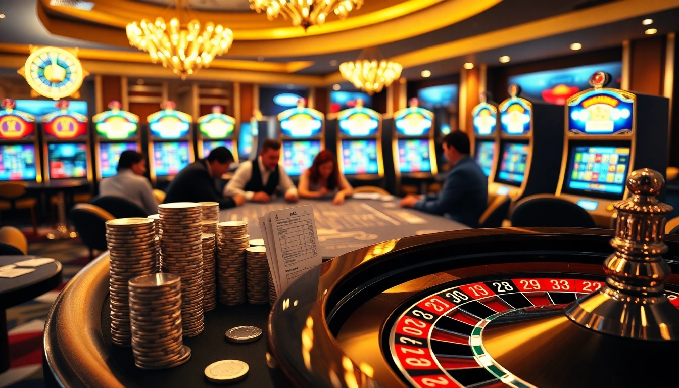 Experience the thrill of tg88 gaming with professionals at a vibrant casino table.