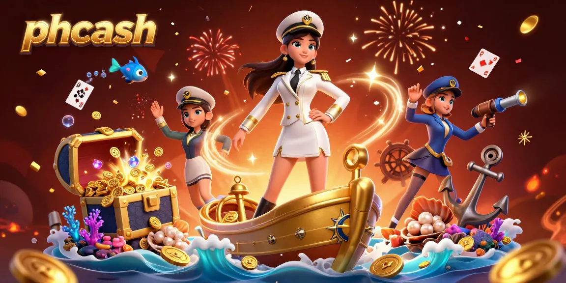 Win big with phcash in this vibrant 3D casino scene filled with action-packed gaming elements.