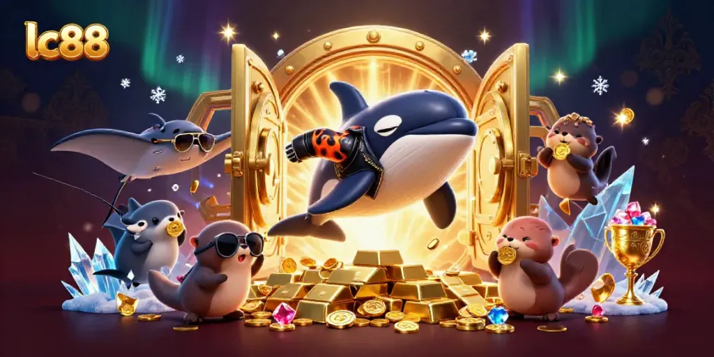 Experience thrilling gaming action at lc88 with our colorful, engaging characters and luxurious casino elements.