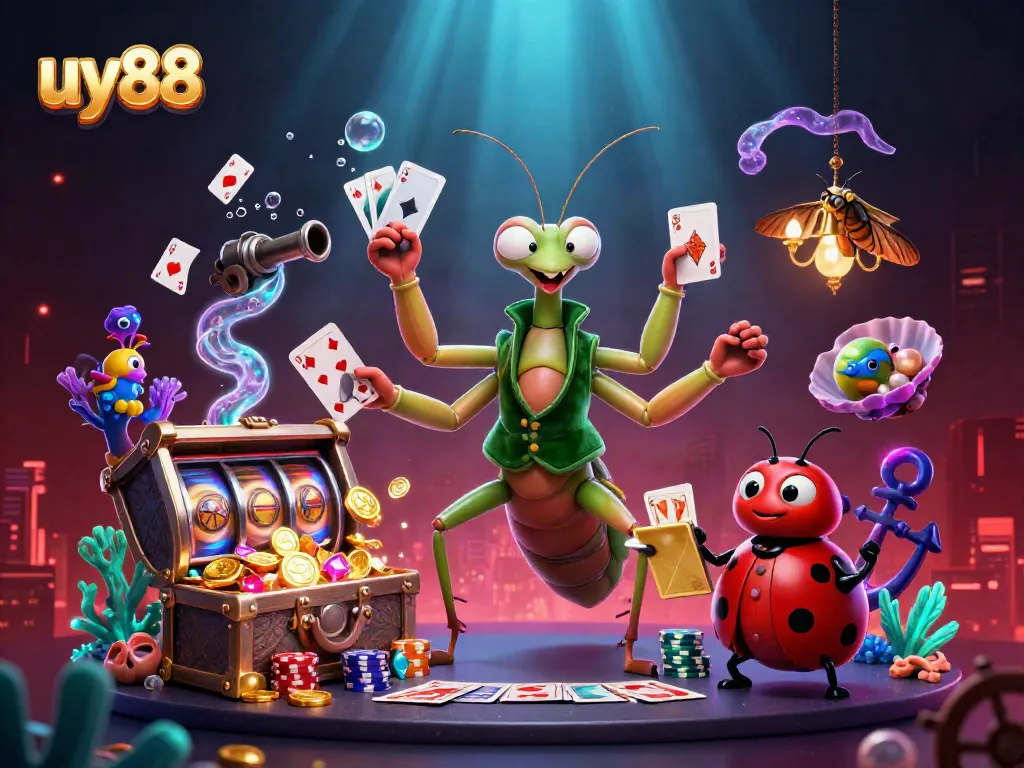 Experience the vibrant casino action at uy88 with dynamic games and charming characters.
